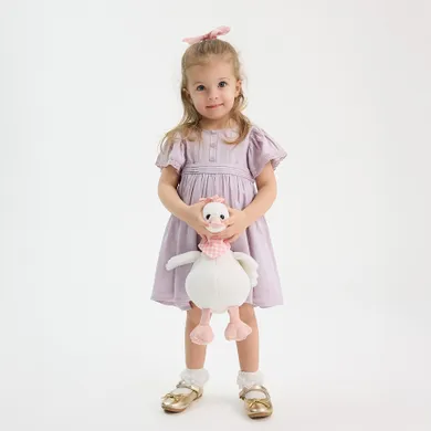 Cool Club, Sukienka dziewczęca z krótkim rękawem, fioletowa