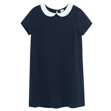 Cool Club, Sukienka dziewczęca z krótkim rękawem, granatowa