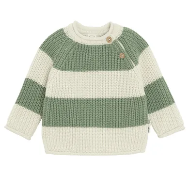Cool Club, Sweter chłopięcy, beżowo-zielony