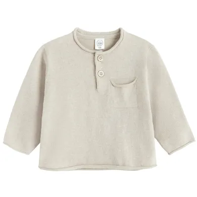 Cool Club, Sweter chłopięcy, beżowy