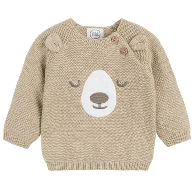 Cool Club, Sweter chłopięcy, jasnobrązowy