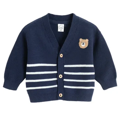 Cool Club, Sweter chłopięcy, rozpinany, niebieski