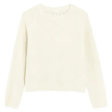 Cool Club, Sweter dziewczęcy, jasnobeżowy