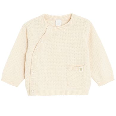 Cool Club, Sweter dziewczęcy, rozpinany, beżowy