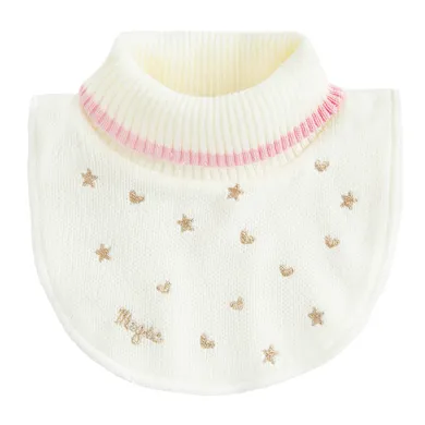 Cool Club, Szalik dziewczęcy z golfem, ecru