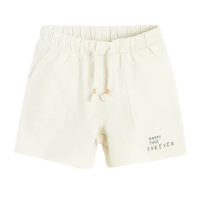 Cool Club, Szorty chłopięce, ecru