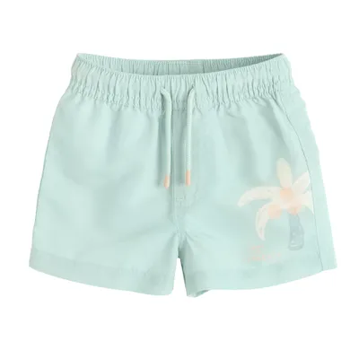 Cool Club, Szorty kąpielowe chłopięce, UV 50, turkusowe