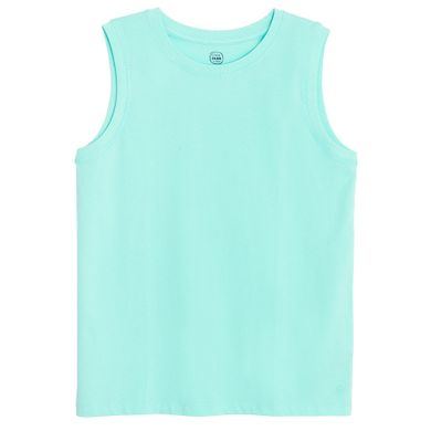 Cool Club, T-shirt chłopięcy bez rękawów, turkusowy