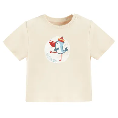 Cool Club, T-shirt chłopięcy, beżowy