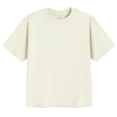 Cool Club, T-shirt chłopięcy, beżowy