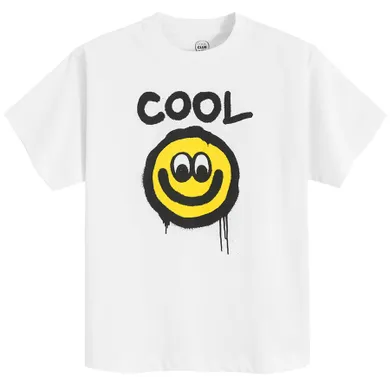 Cool Club, T-shirt chłopięcy, biały