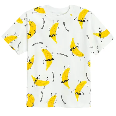 Cool Club, T-shirt chłopięcy, biały