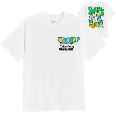 Cool Club, T-shirt chłopięcy, biały