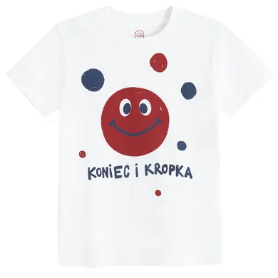 Cool Club, T-shirt chłopięcy, biały
