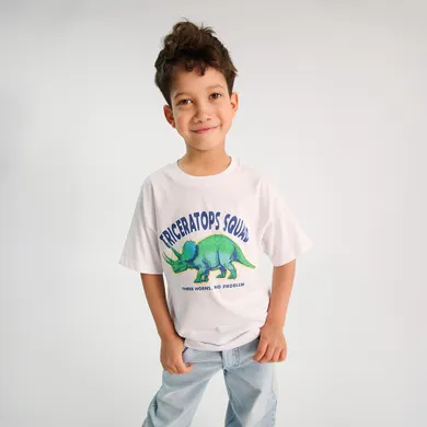 Cool Club, T-shirt chłopięcy, biały