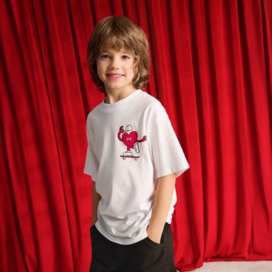 Cool Club, T-shirt chłopięcy, biały