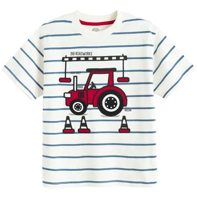 Cool Club, T-shirt chłopięcy, biały