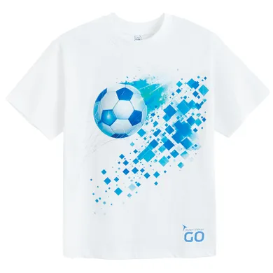 Cool Club, T-shirt chłopięcy, biały