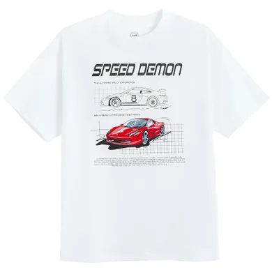 Cool Club, T-shirt chłopięcy, biały