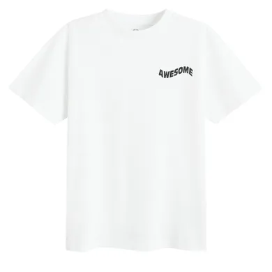 Cool Club, T-shirt chłopięcy, biały