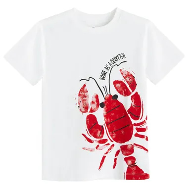 Cool Club, T-shirt chłopięcy, biały