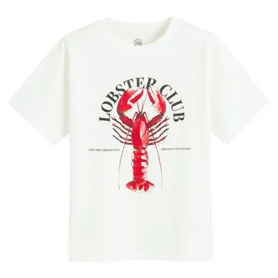 Cool Club, T-shirt chłopięcy, biały