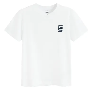 Cool Club, T-shirt chłopięcy, biały