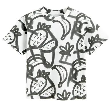 Cool Club, T-shirt chłopięcy, biały