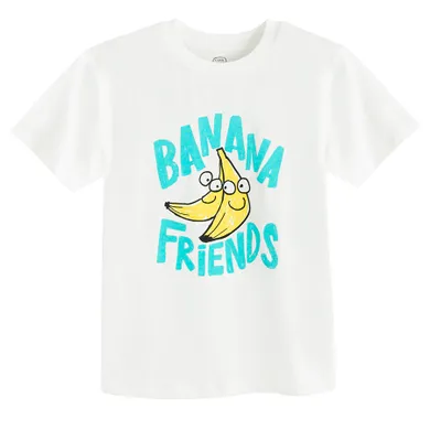 Cool Club, T-shirt chłopięcy, biały