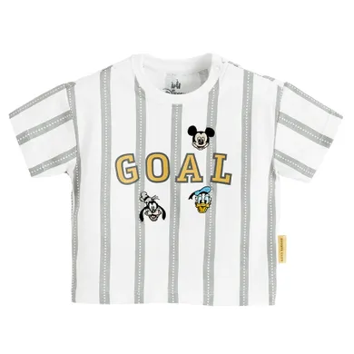 Cool Club, T-shirt chłopięcy, biały, Klub przyjaciół Myszki Miki