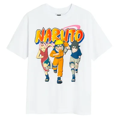 Cool Club, T-shirt chłopięcy, biały, Naruto