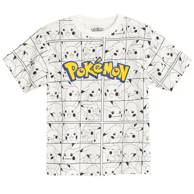 Cool Club, T-shirt chłopięcy, biały, Pokemon