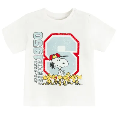 Cool Club, T-shirt chłopięcy, biały, Snoopy