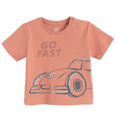 Cool Club, T-shirt chłopięcy, brązowy