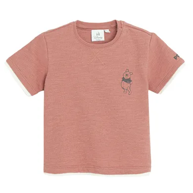 Cool Club, T-shirt chłopięcy, ceglany, Kubuś Puchatek