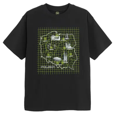 Cool Club, T-shirt chłopięcy, czarny