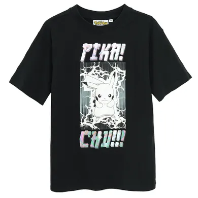 Cool Club, T-shirt chłopięcy, czarny, Pokemon