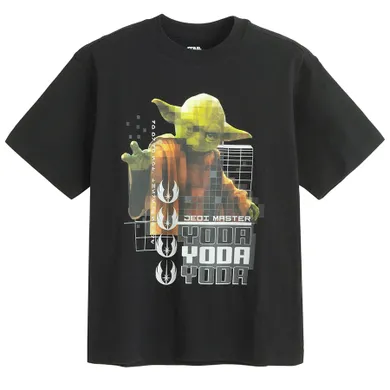 Cool Club, T-shirt chłopięcy, czarny, Star Wars