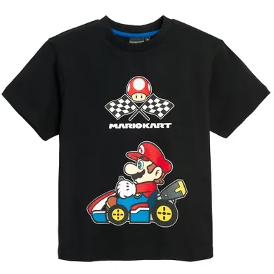 Cool Club, T-shirt chłopięcy, czarny, Super Mario