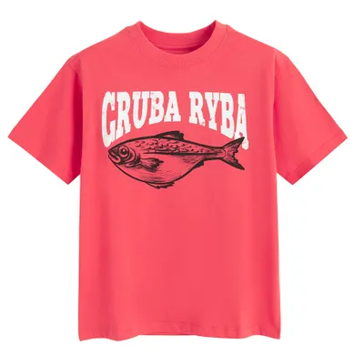 Cool Club, T-shirt chłopięcy, czerwony