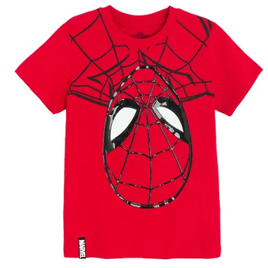 Cool Club, T-shirt chłopięcy, czerwony, Spider-Man