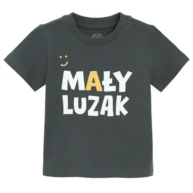 Cool Club, T-shirt chłopięcy, grafitowy