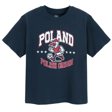 Cool Club, T-shirt chłopięcy, granatowy