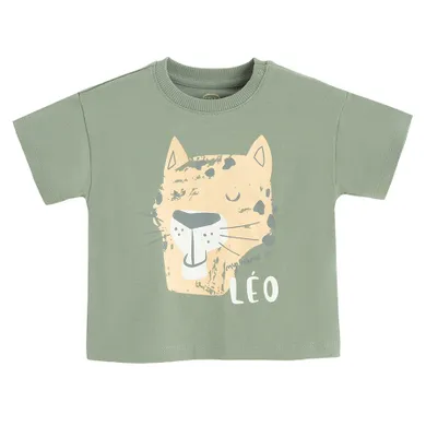 Cool Club, T-shirt chłopięcy, khaki