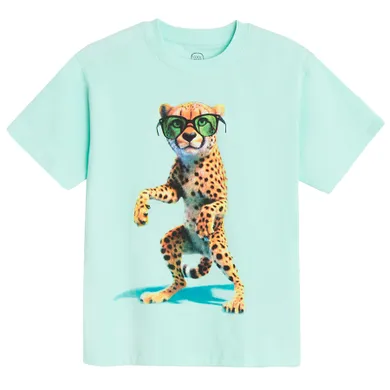 Cool Club, T-shirt chłopięcy, miętowy
