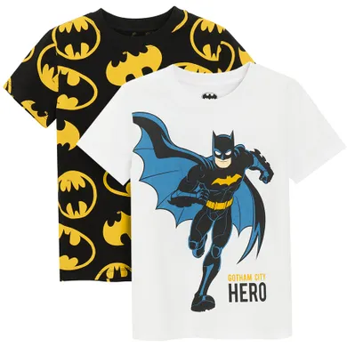 Cool Club, T-shirt chłopięcy, mix, Batman, zestaw, 2 szt.