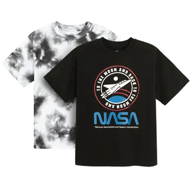 Cool Club, T-shirt chłopięcy, mix, NASA, zestaw, 2 szt.