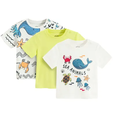 Cool Club, T-shirt chłopięcy, mix, zestaw, 3 szt.