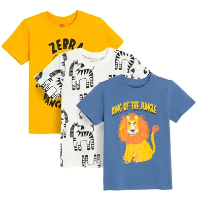 Cool Club, T-shirt chłopięcy, mix, zestaw, 3 szt.