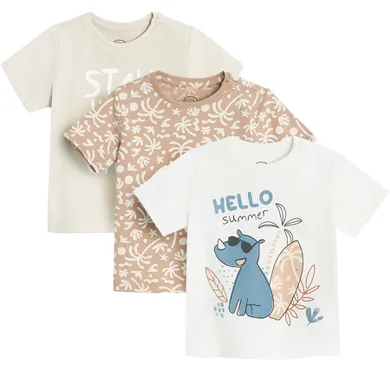 Cool Club, T-shirt chłopięcy, mix, zestaw, 3 szt.